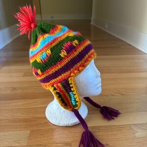 Sherpa Hat Made in Italy Child Toddler Size Multi Color